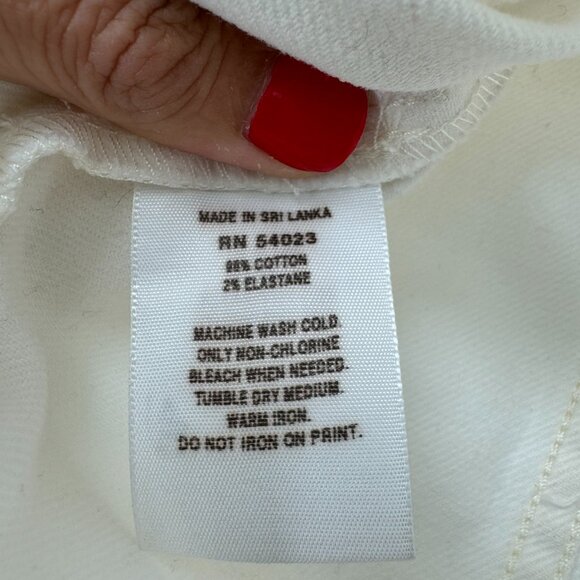 GAP White Denim Jacket, Size Small - Picture 2 of 2